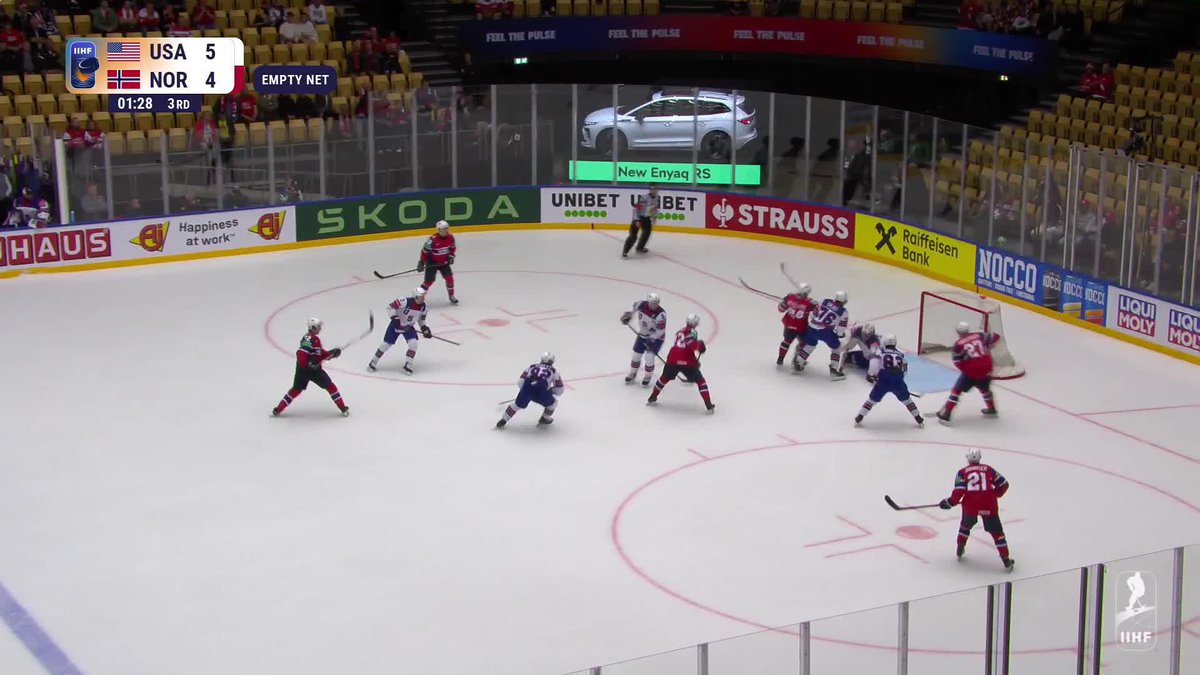 NORWAY JUST ERASED A 5-1 DEFICIT AGAINST THE USA TO TIE THE GAME WITH AN EXTRA ATTACKER🚨 Unbelievable drama at IIHF Worlds 🇳🇴