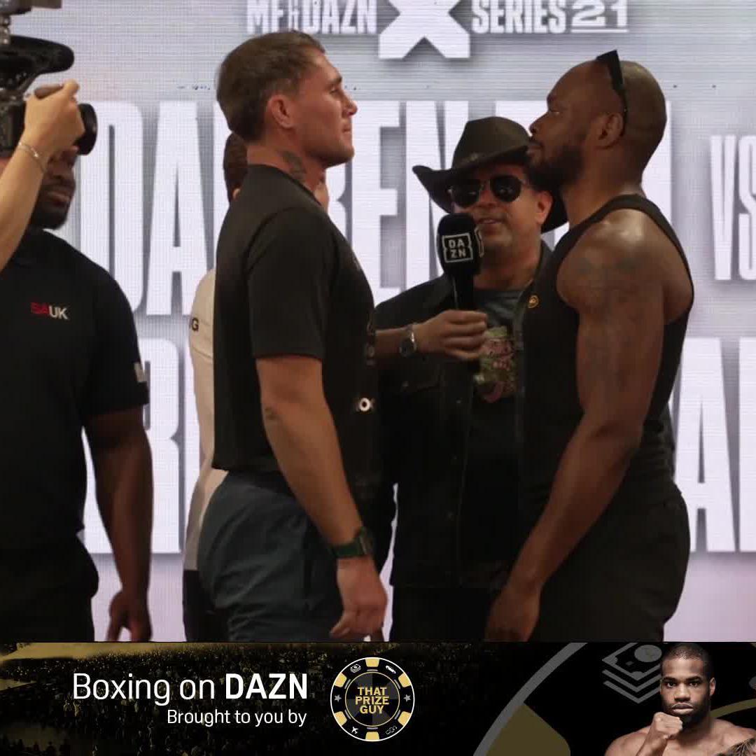 𝗙𝗜𝗥𝗦𝗧 𝗙𝗔𝗖𝗘 𝗢𝗙𝗙 👀 DT vs. Darren Stewart 🍿 #XSeries21 | May 16 | Live on DAZN