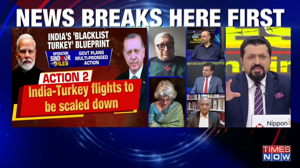 #OpSindoorFiles Most of Turkish Airlines pilots are retired Turkish Air Force pilots...There is a whole load of things coming together in terms of electronic intelligence...It is all a clear and present danger to the Indian Republic: Abhijit Iyer-Mitra @TheNewsHour AGENDA | @MadhavGK
