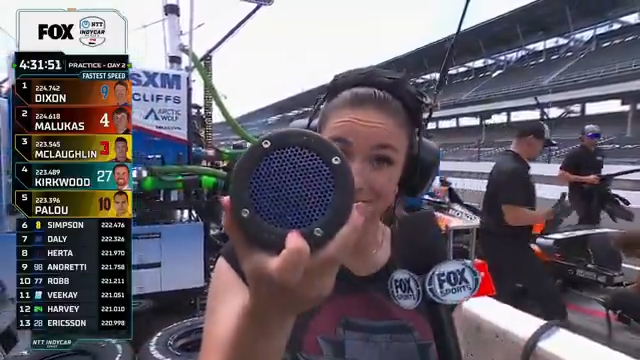They're not just on the car. They're in his ear. #Indy500 Creed | Felix Rosenqvist