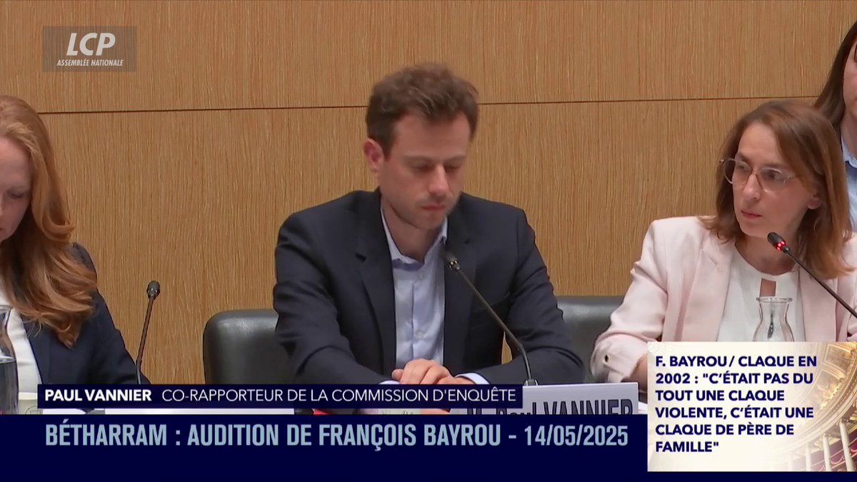 Bétharram : "Il y a donc pour vous des tapes éducatives et des claques non violentes", commente Paul Vannier, suscitant l'ire de François François Bayrou. #DirectAN #Bétharram