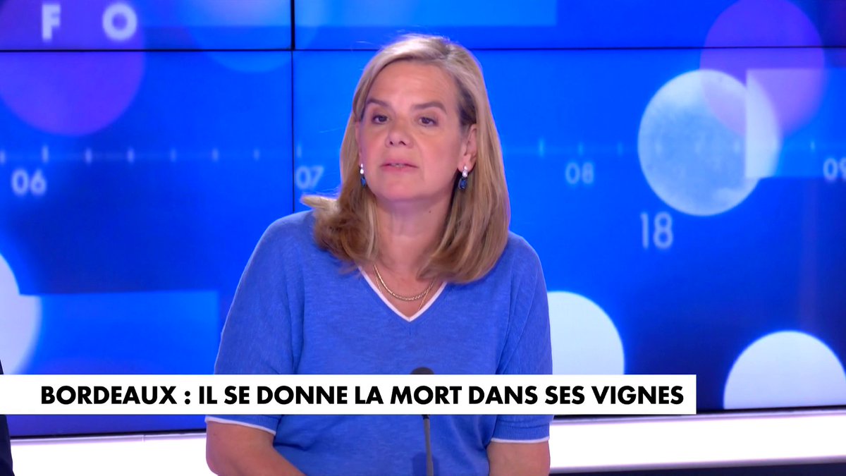 Gabrielle Cluzel revient sur le suicide d'un vigneron près de Bordeaux le week-end dernier #Facealinfo