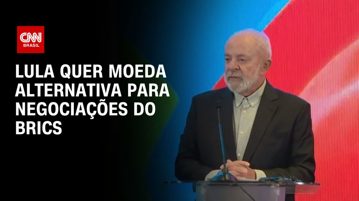 Lula defende criação de moeda alternativa ao dólar; assista #BastidoresCNN