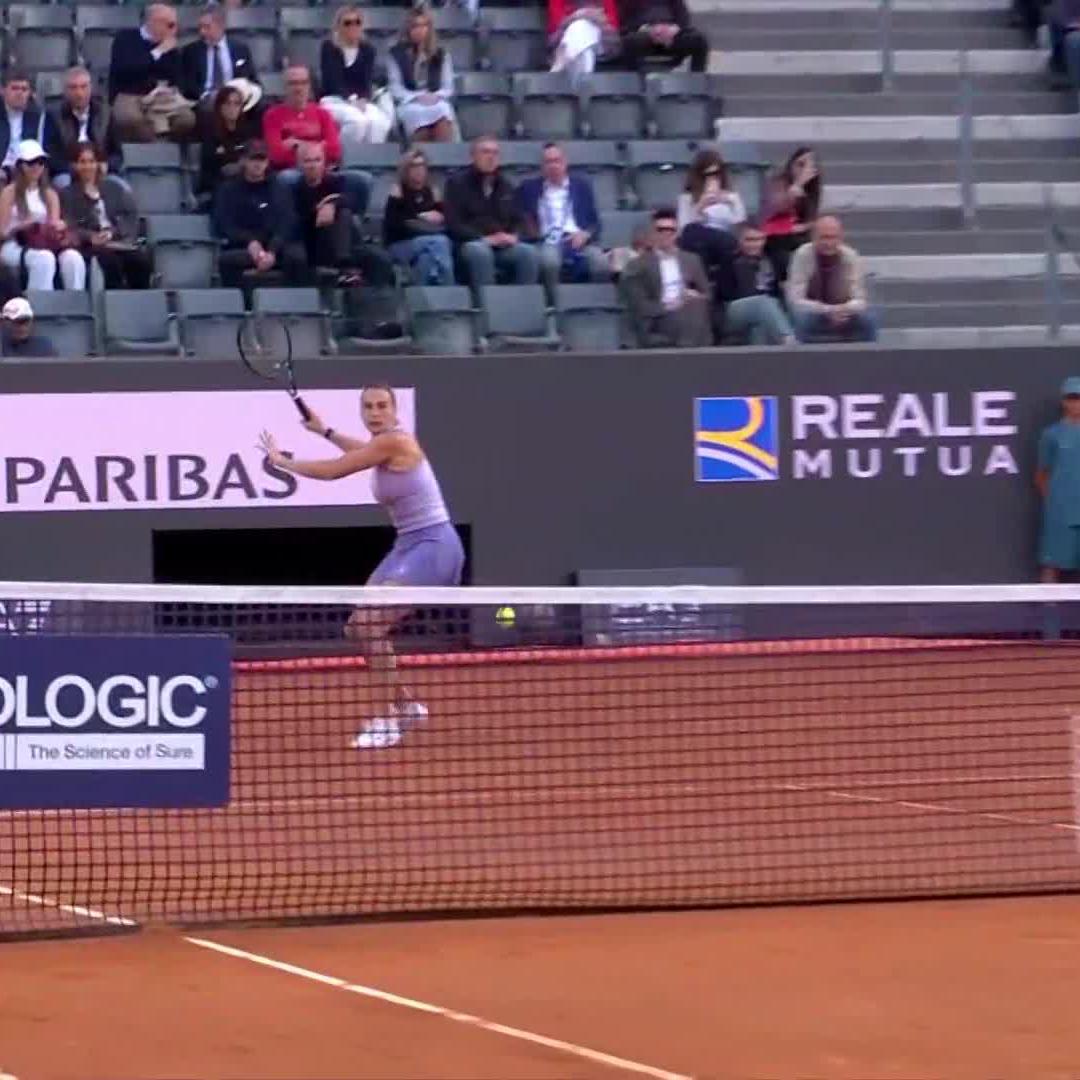 some finesse at the net 😮‍💨 Sabalenka Aryna | #IBI25