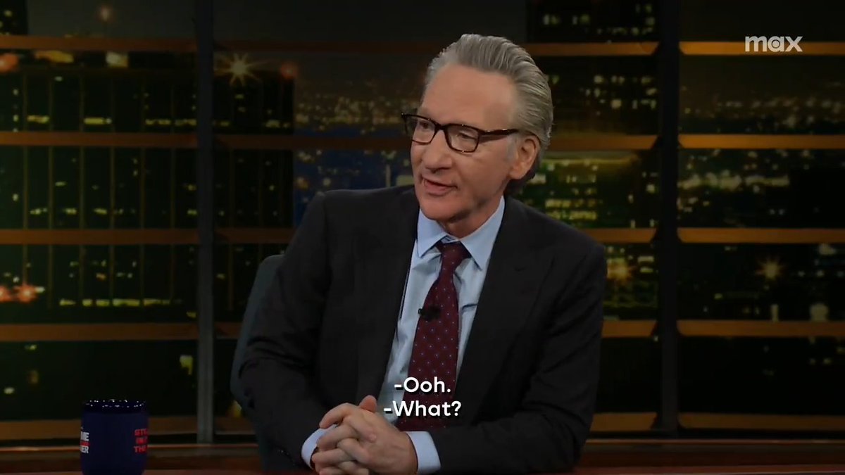 You've heard of state-run TV? This is TV-run state. #RTOvertime @BillMaher