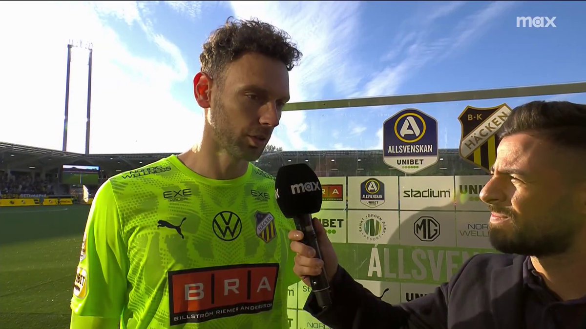 "Det är frispark." Etrit Berisha om AIK:s 1-0-mål. 📲 Se Allsvenskan på Max