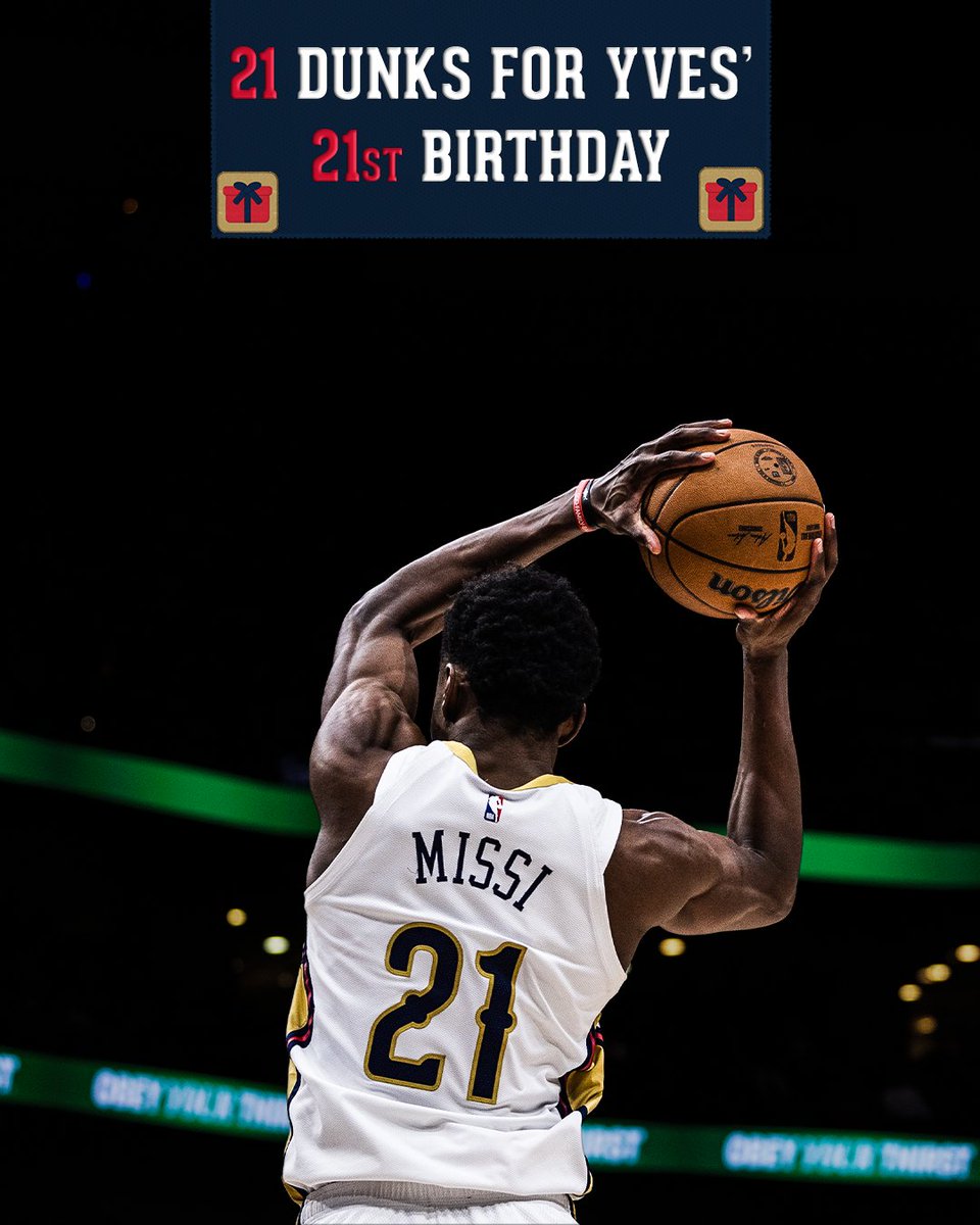Enjoy 21 of our favorite Yves Missi dunks for his 21st birthday 💥