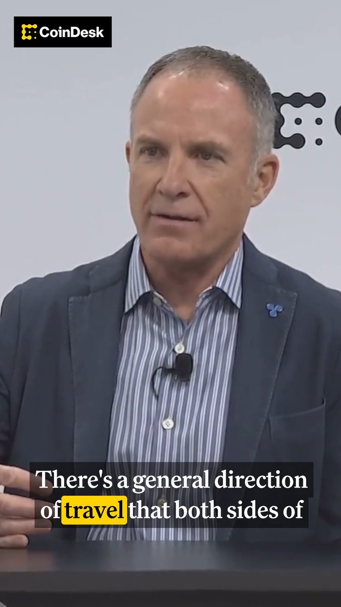 🎥 Live from CoinDesk: Jack McDonald , SVP Stablecoins at Ripple, believes a stablecoin bill is "something that both sides of the aisle are getting behind." He calls stablecoins "really the least crypto crypto that you can have."