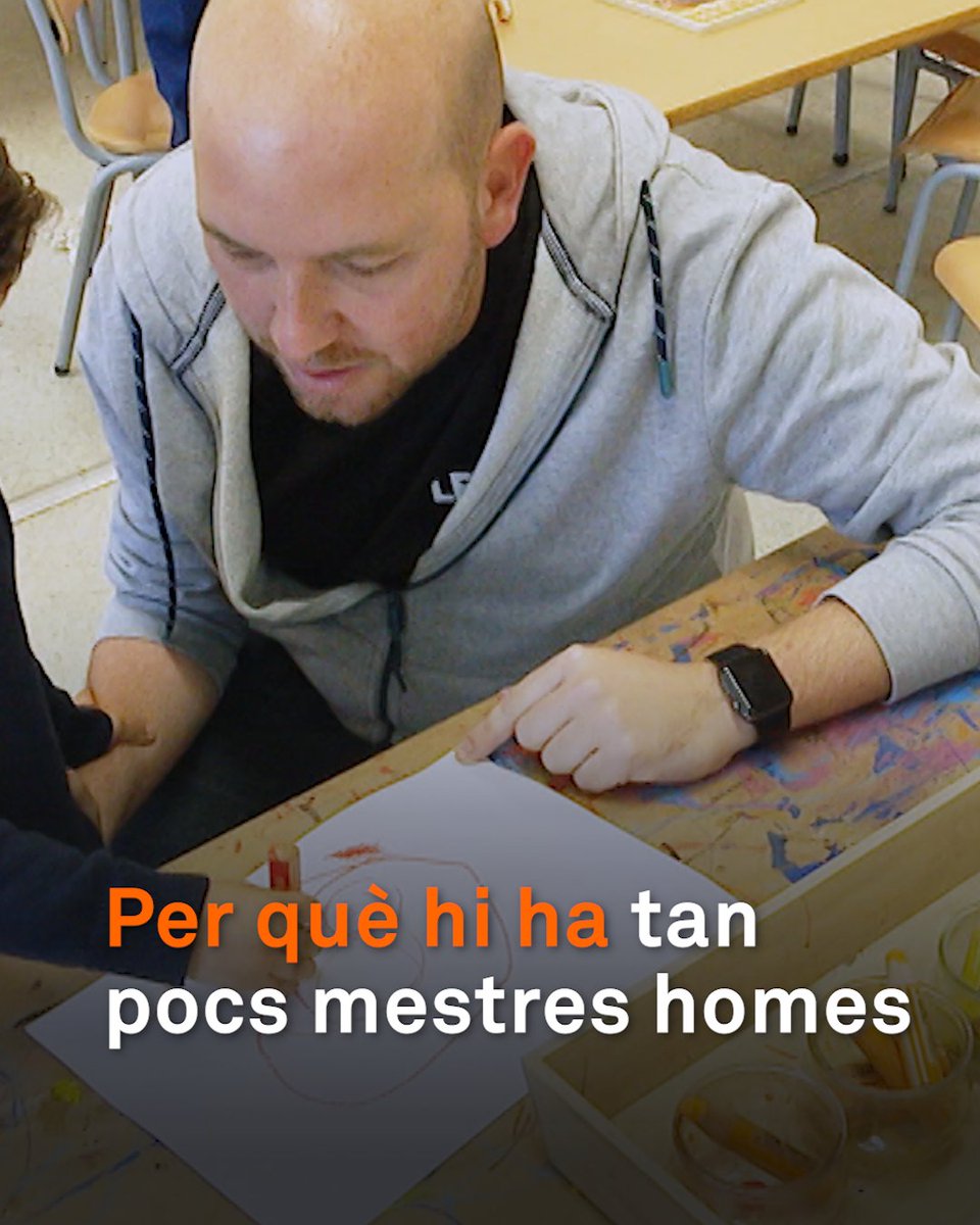 Per què hi ha tan pocs homes mestres? Només un 14% dels docents d'infantil i primària són homes, segons Educació. La tendència ve de lluny i està estancada. Els experts alerten de la importància que els infants tinguin també referents masculins