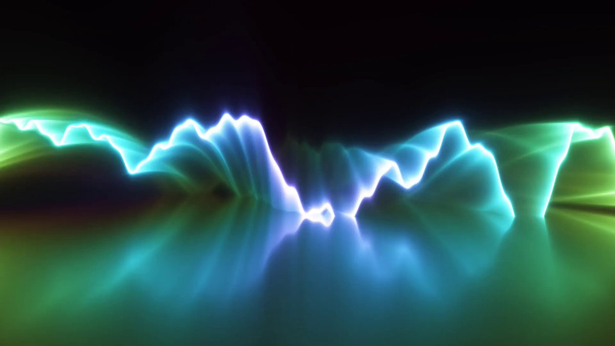 "Waveform" for(float i,d,z,f;i++<9e1;o+=(cos(z*.5+t+vec4(0,2,4,3))+1.3)/d/z){vec3 p=z*normalize(FC.rgb*2.-r.xyy)+1.;f=max(-p.y,0.);p.y+=f+f;for(d=1.;d<3e1;d+=d)p.y+=cos(p*d+2.*t*cos(d)+z).x/d;z+=d=(.1*f+abs(p.y-1.)/(++f*f)+max(d=p.z+3.,-d*.1))/8.;}o=tanh(o/9e2);
