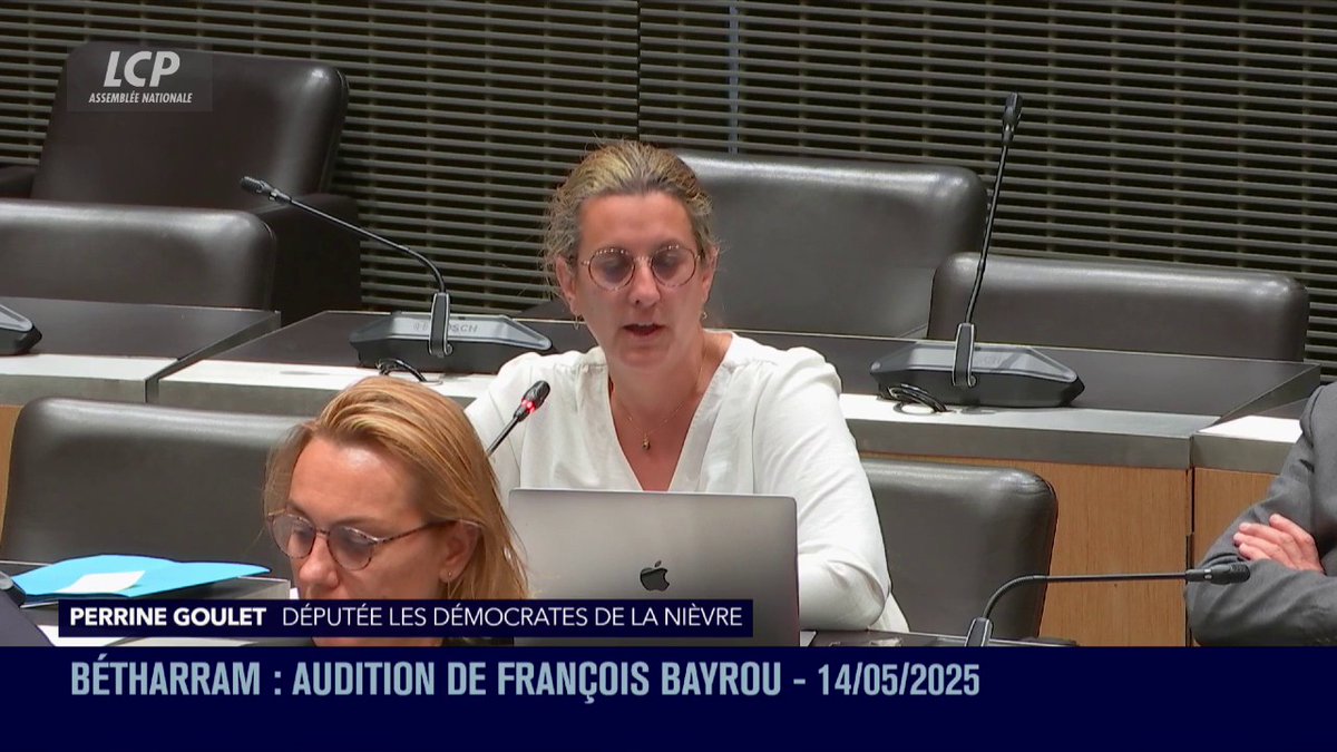 Audition de François Bayrou : Perrine Goulet évoque une "audition lunaire", relevant du "procès politique envers un homme". #DirectAN #Bétharram
