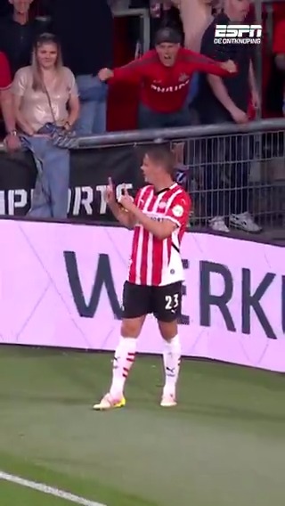 Groot feest in het Philips Stadion na gelijkmaker FC Groningen! 👏 #psvher