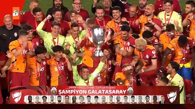 🇹🇷🏆 Ziraat Türkiye Kupası şampiyonu Galatasaray, kupasına kavuştu. 🦁