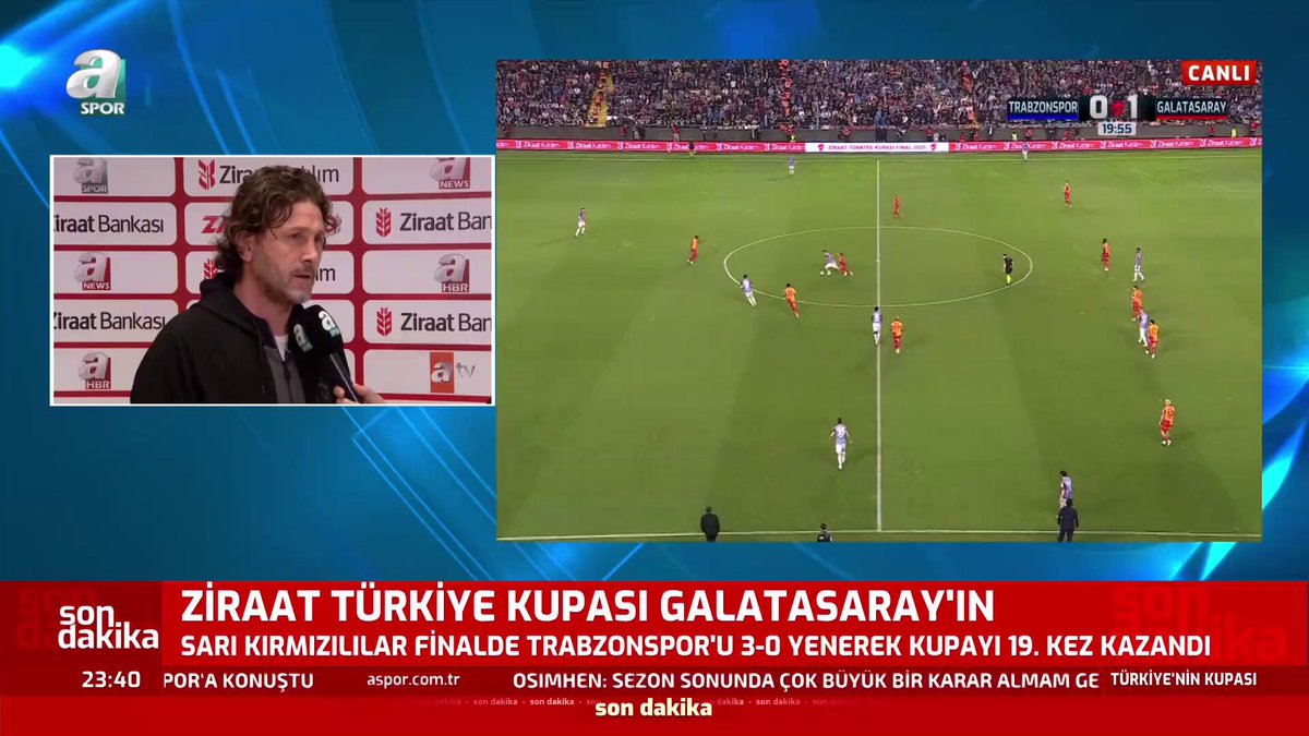 🔴🔵 Trabzonspor Teknik Direktörü Fatih Tekke: Hayatın içerisinde üzülmek ve ağlamak insanı güçlendiren duygular. Hayatım boyunca asla pes etmedim. Finale gelmek de çok değerliydi ama en değerlisi bugün kupayı almaktı. Bunu bir başarısızlık olarak değerlendirebilirim. #TSvGS