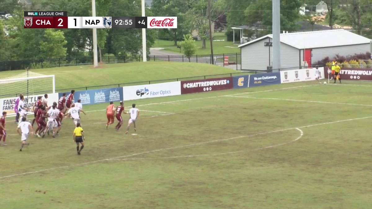 BONKERS USL GOAL 😱💨 A goal you truly have to see to believe on one of the most rain-soaked pitches you can imagine 🐺