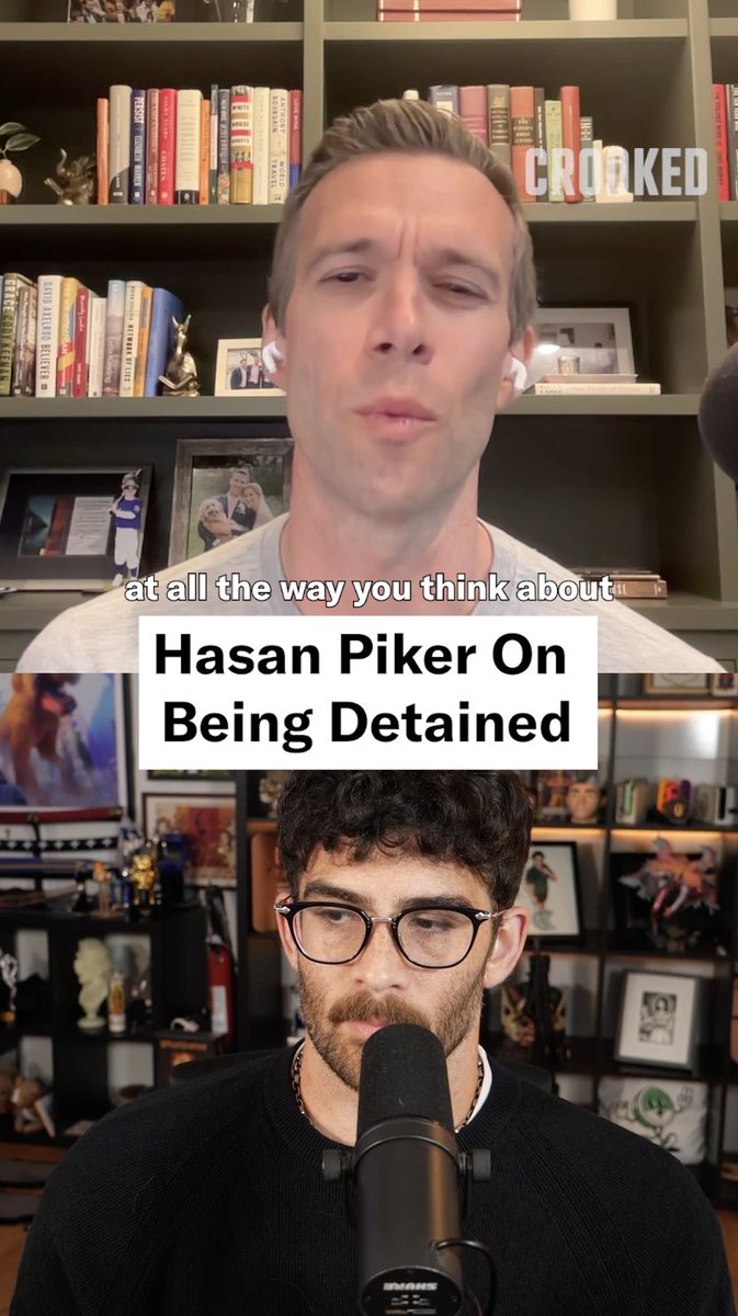 This administration wants to intimidate people like Hasan Piker into shutting up. Better luck next time!
