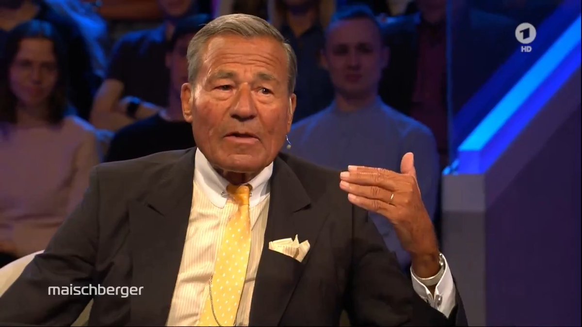 „Streit gibt es bei uns in der Familie praktisch nicht, es gibt Meinungsverschiedenheiten“, so Wolfgang #Grupp. Man diskutiere unterschiedliche Ansichten und am Ende gebe eine der Parteien nach. „Ich gebe selbstverständlich konstant nach, vor allem bei meiner Frau.“ #maischberger