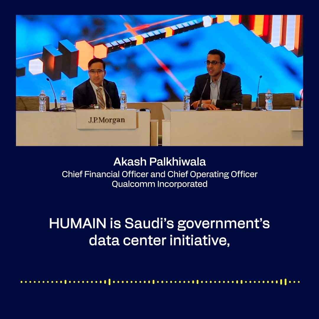 Qualcomm is bringing our CPU to the data center. Qualcomm Chief Financial Officer and Chief Operating Officer Akash Palkhiwala explains. Listen in full at #JPMTMC with moderator Samik Chatterjee: