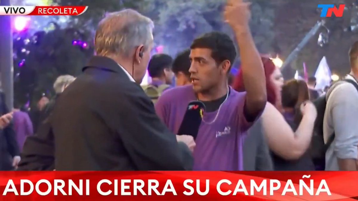 "25 lucas": Por las declaraciones de personas que asistieron al acto de Manuel Adorni