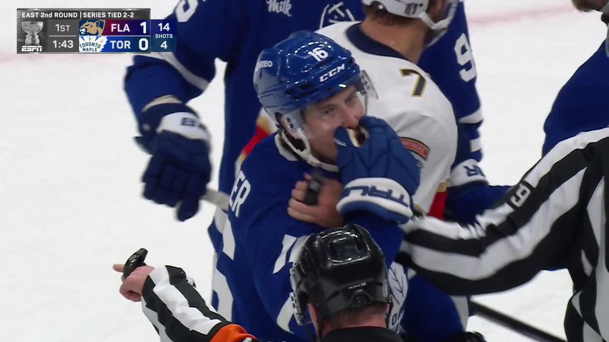 The Cats pin balling around Marner
