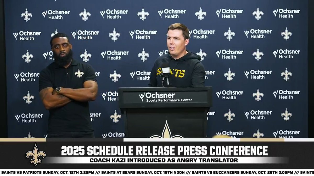 Kellen Moore announces coaching hire during his #Saints Schedule press conference 📆 Rob Kazi | SeatGeek