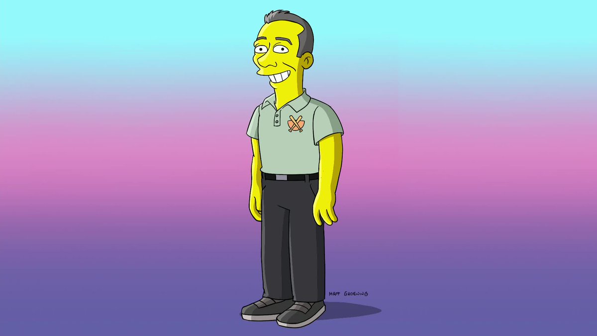 .Steve Gelbs sat through the rain to detail his appearance on The Simpsons