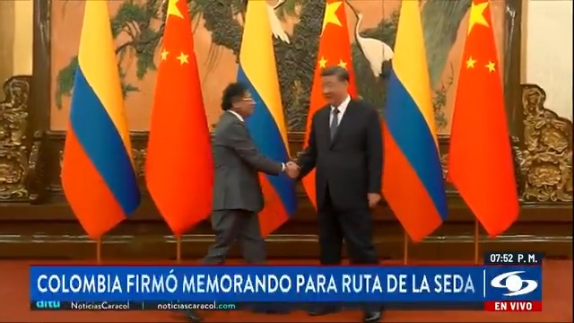 🇨🇴🇨🇳 | Petro firmó con el Partido Comunista Chino (PCCh) la incorporación de Colombia a la Ruta de la Seda.