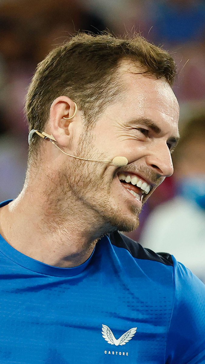 Working overtime in retirement ☝️ 🤣 Happy birthday, Andy Murray