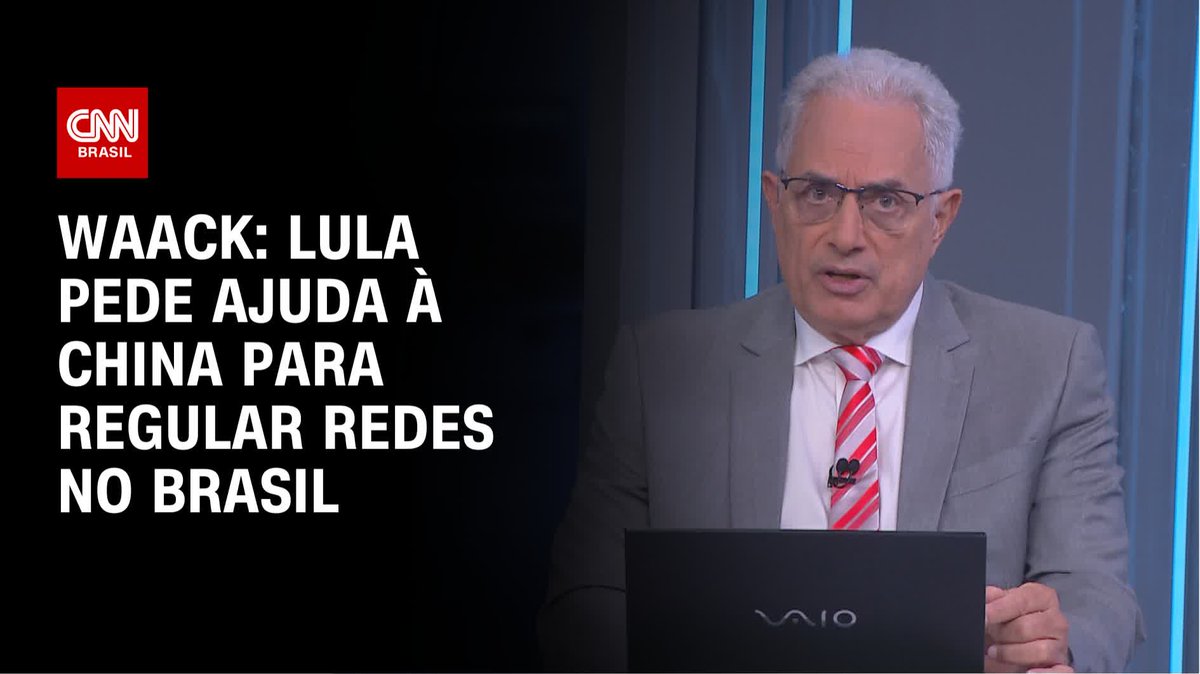 Waack: Lula pede ajuda à China para regular redes no Brasil; assista #WW
