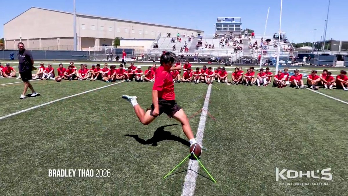 ✅ 61 yards The field goal finals in Texas finished from WAY out. #KohlsShowcase