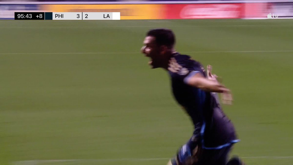 The Union come all the way back 😱 Tai Baribo with the finish in the closing minutes to give the Union three points against the Galaxy