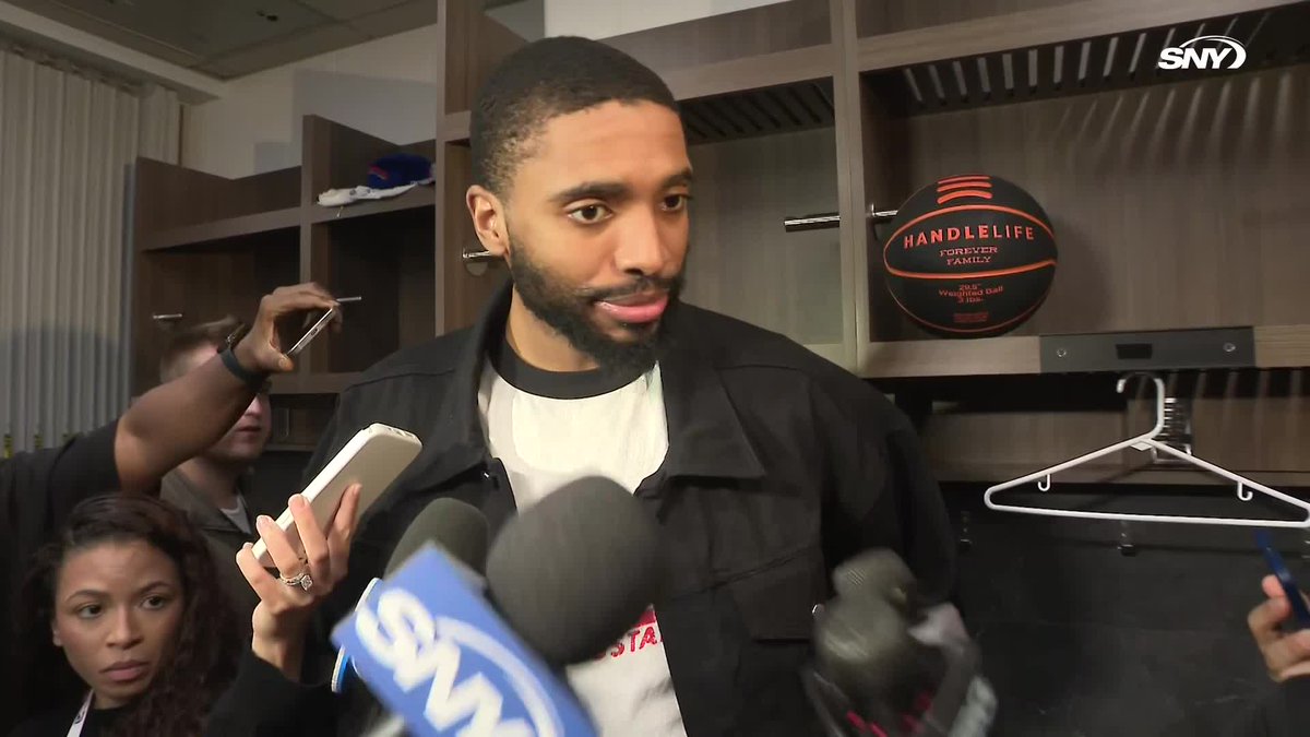 Mikal Bridges on why the Knicks couldn't get a comeback going in Game 5: "We just kept fighting and they just kept going. We just can't keep putting ourselves in those situations especially when it's close at half."