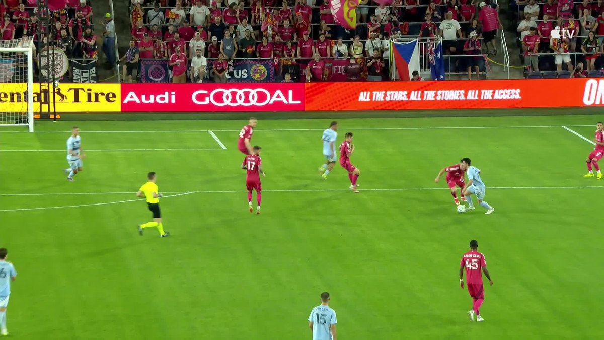 Tim Leibold pulls one back for Sporting Kansas City. GAME ON!