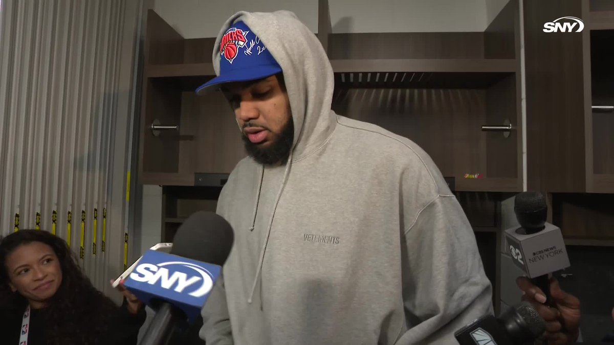 "Hopefully the disappointment leads to more motivation, better energy." Karl-Anthony Towns on tonight's loss: