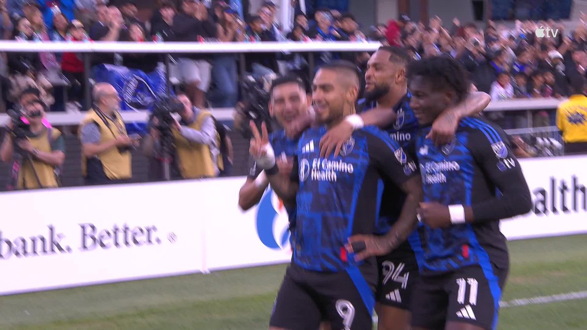 🇨🇴 GOOOL de Cristian ‘Chicho’ Arango. El colombiano marcó el 1-1 de #SJEarthquakes ante #InterMiami, al 3’ 👀 El delantero acumula 9 anotaciones en esta temporada de MLS