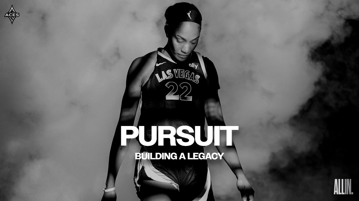 Pursuit: Building A Legacy | A Las Vegas Aces Documentary is almost live on Aces YouTube! Tune in at 8PM PT 📺⬇️ #ALLINLV