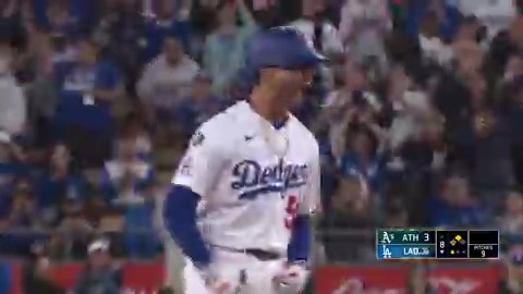 ベッツがタイムリーヒット💥 大谷申告敬遠後にベッツがタイムリー 塁上で雄叫び! 貴重な追加点!6-3 🎥Los Angeles Dodgers #ドジャース #LetsGoDodgers