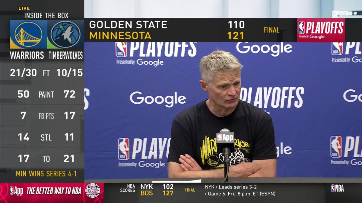 "Jimmy changed our season. Flipped everything for us, gave us a chance. We became one of the best teams in the league" 🙌 Steve Kerr reflects on the season, including the impactful addition of Butler