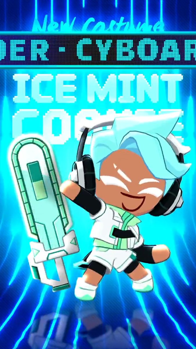 Who needs snow? Ice Mint Cookie’s Cyboarder is always ready to ride! 🏂