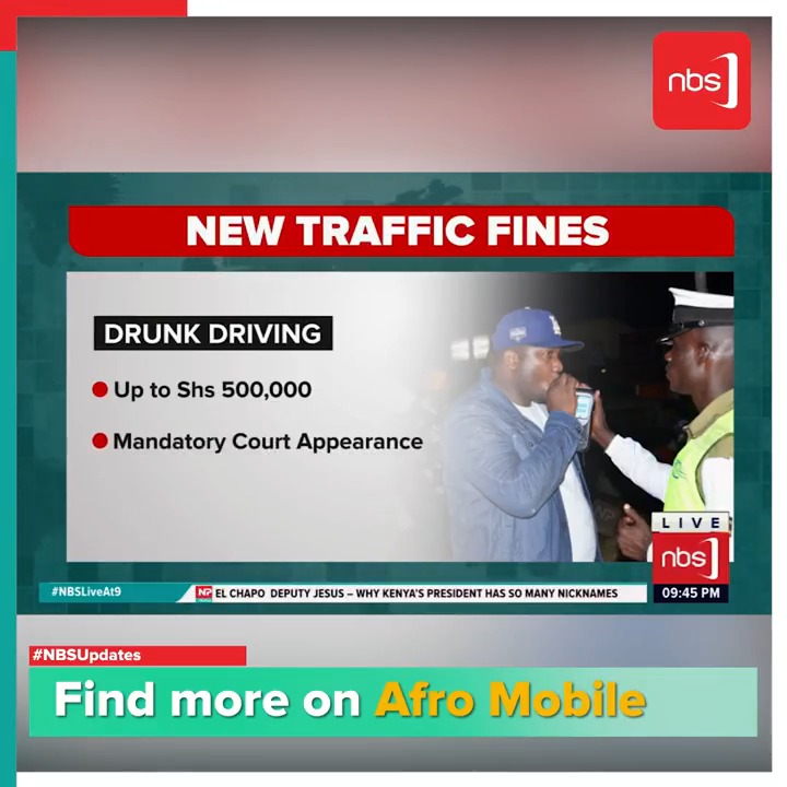 VIDEO: Here are the new traffic fines and penalties. #NBSUpdates