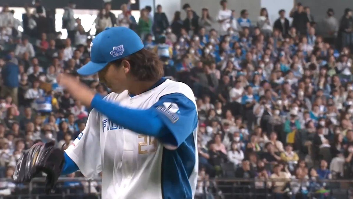 北海道日本ハム #細野晴希 投手が6回91球4奪三振無失点の投球⚾️ #lovefighters 👇ライブ配信はこちら