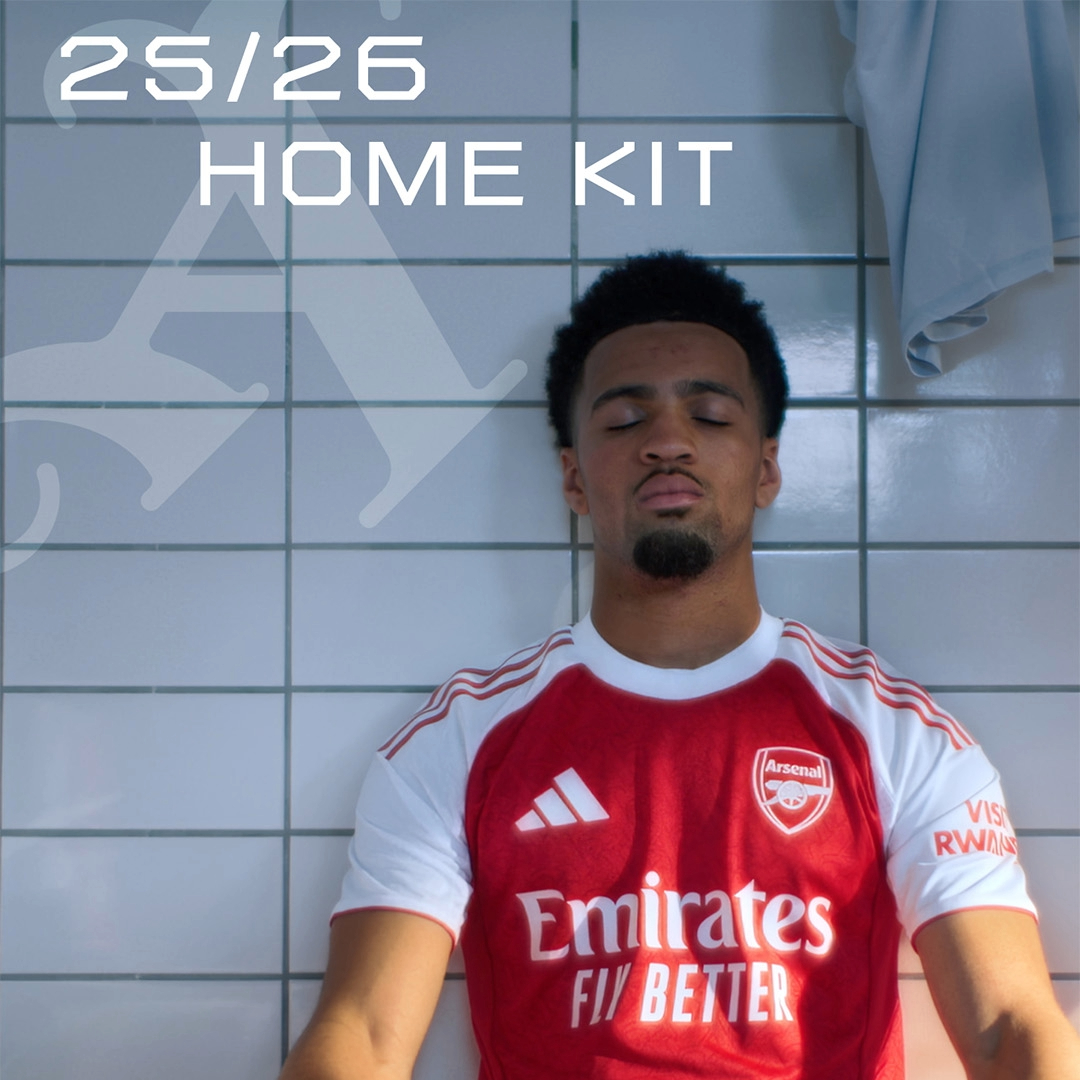 The pulse of our club. Our new 25/26 @adidasFootball home kit is available now on Arsenal Direct and in-store 🛒