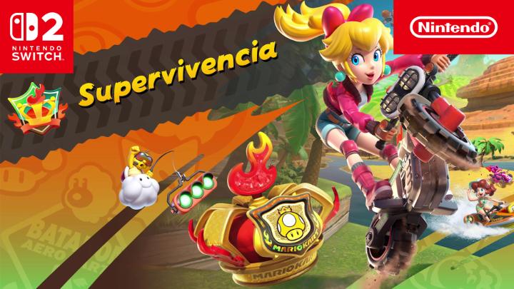 ¡Pon a prueba tu destreza en #MarioKartWorld en el modo supervivencia! Ve a por todas en estas extensas carreras donde, si te quedas atrás, ¡te eliminarán!