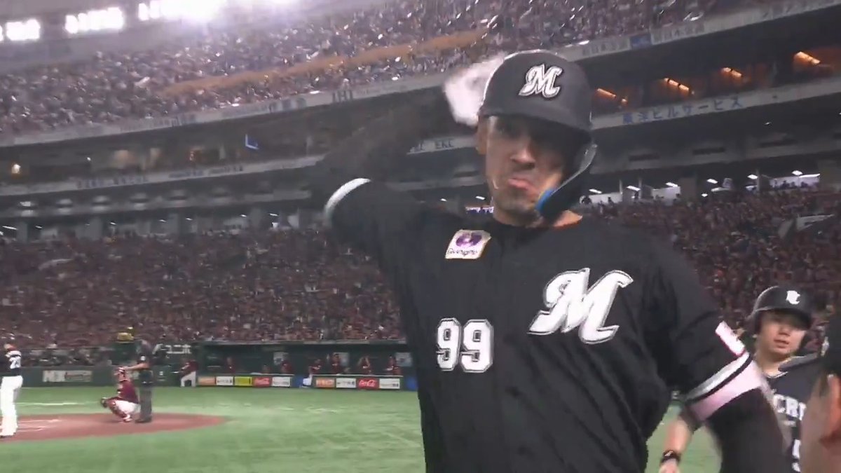 レフトスタンド一直線💪 千葉ロッテ #ソト 選手の第5号ソロホームラン🌈 #chibalotte 👇ライブ配信はこちら