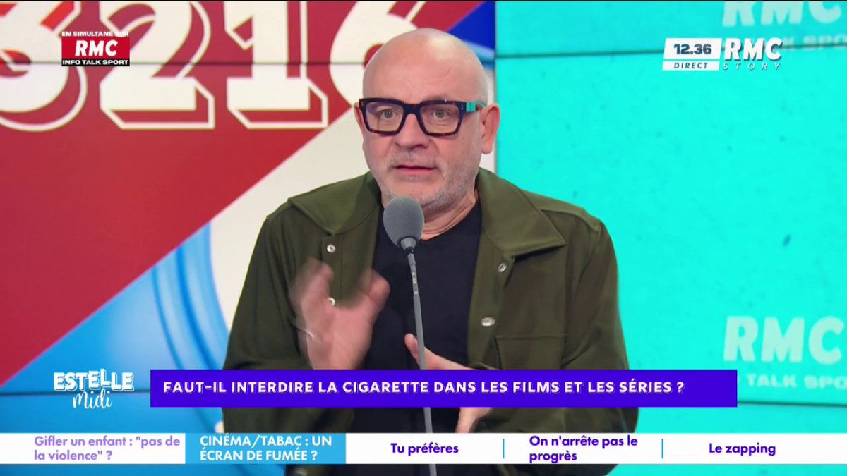 🚬 Faut-il interdire la cigarette dans les films et les séries ? 🎙️ frédéric hermel🇫🇷 : "Je n'en peux plus Estelle ! Quelle vie on va avoir avec ces gens-là ?! Tous ces interdits... Ces gens sont fous ! On va interdire les films policiers : il y a des armes..." #EstelleMidi