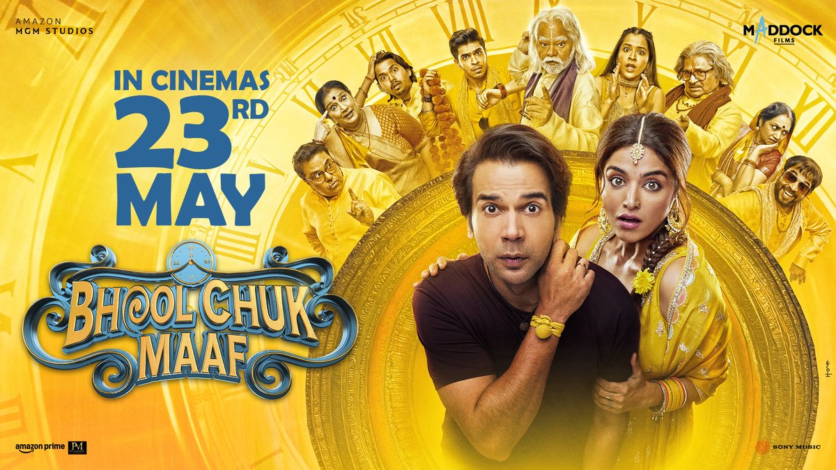 Haldi se aage badhegi Ranjan ki gaadi? Full on Bhasad lekar aa rahi hai yeh shaadi! ✨ New date, same madness — rukawat ke liye #BhoolChukMaaf 🙏 Get ready for a family entertainer that’s packed with fun, laughter, and all the feels. In cinemas on 23rd May.