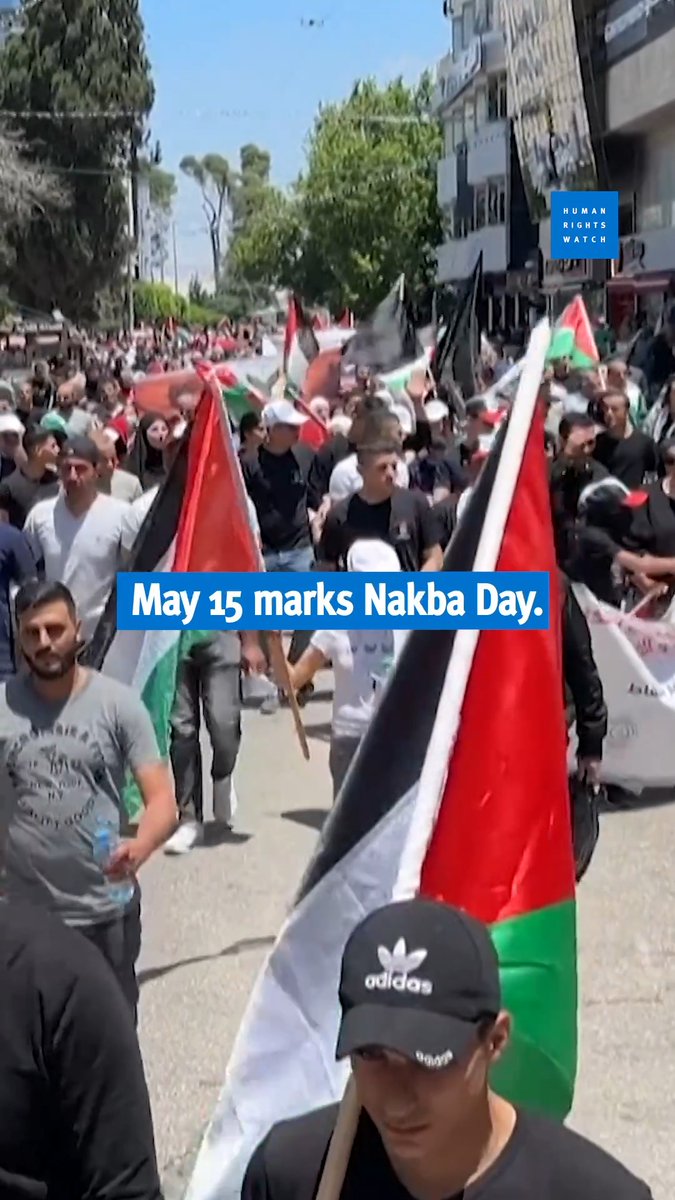 As we mark Nakba Day on May 15, millions of Palestinian refugees are languishing in camps as Israeli authorities accelerate the forced displacement of Palestinian communities. Governments should press Israel to honor Palestinian refugees' right of return.