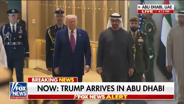 BREAKING: Donald J. Trump touches down in Abu Dhabi, marking the third stop on his historic trip through the Middle East.