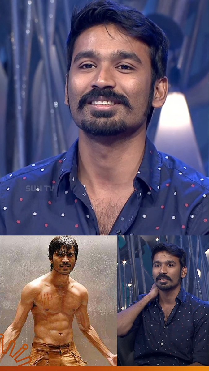 Dhanush reveals his six-pack secret! #SunTV #SunTVThrowback #Dhanush
