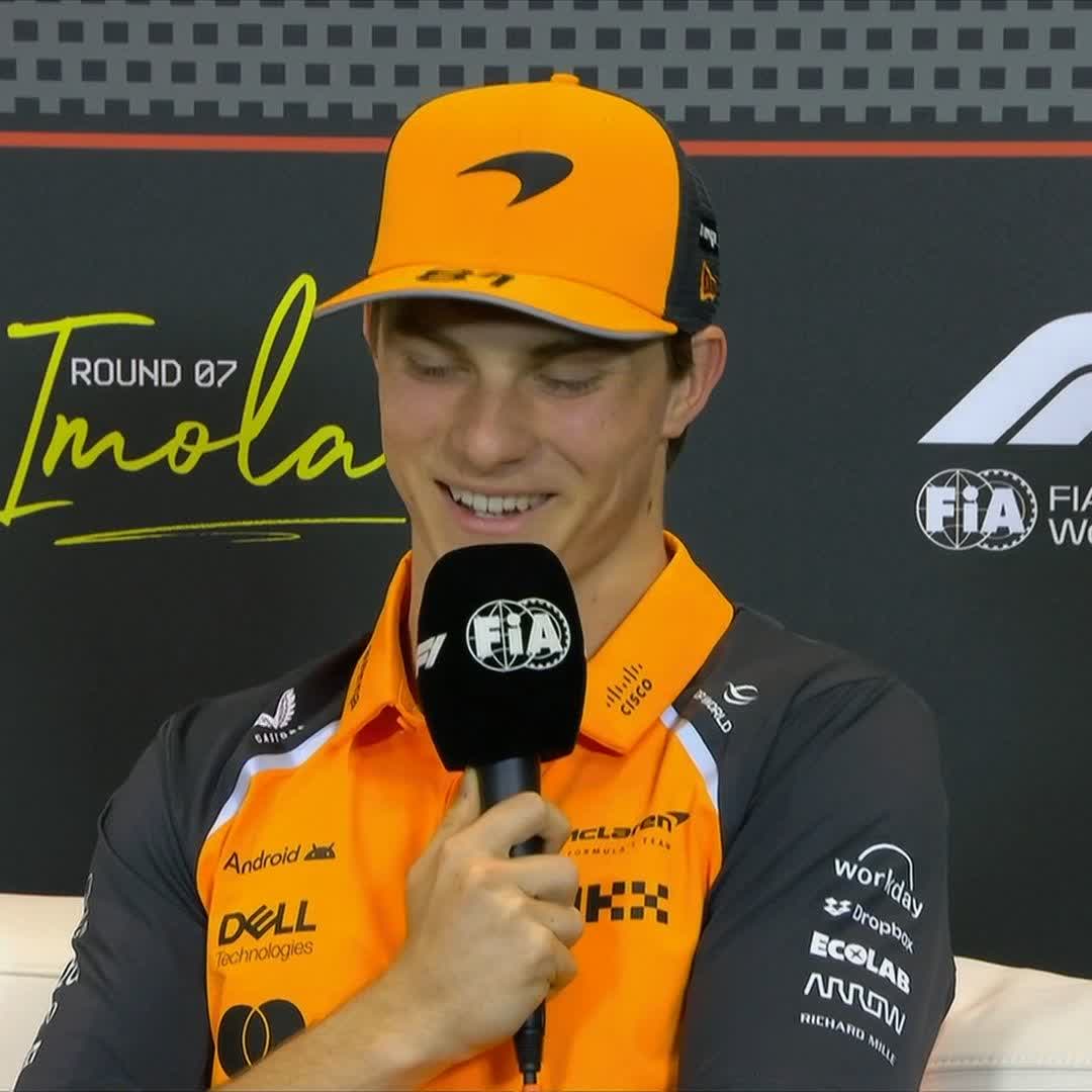 "Another home race, another one" 😆 Oscar on receiving the prestigious Lorenzo Bandini Trophy and honorary citizenship of Licciana Nardi, where his great great grandfather was born 🇮🇹